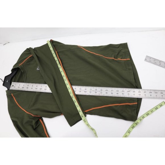 Tesla Shirt Men’s S/M Long Sleeve Compression Crew‎ Neck Training Green - Picture 9 of 12